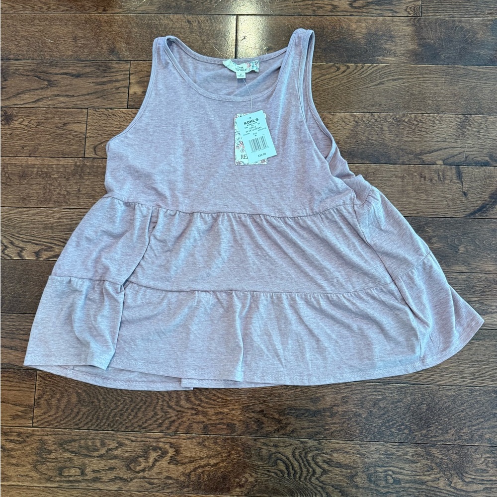 Pink Republic Blush Tiered Tank Top